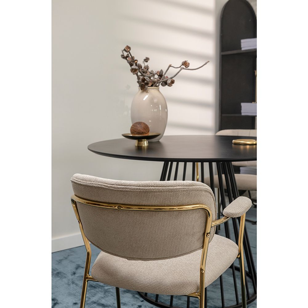 Стул Eirill, шенилл, серый