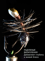 Мормышка Королевский муравей черный кардинал