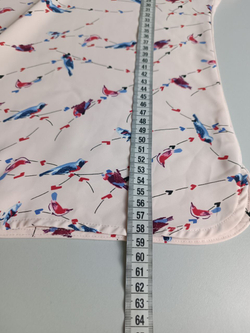 Блузка ANTIGA летняя с милым принтом 44 размер