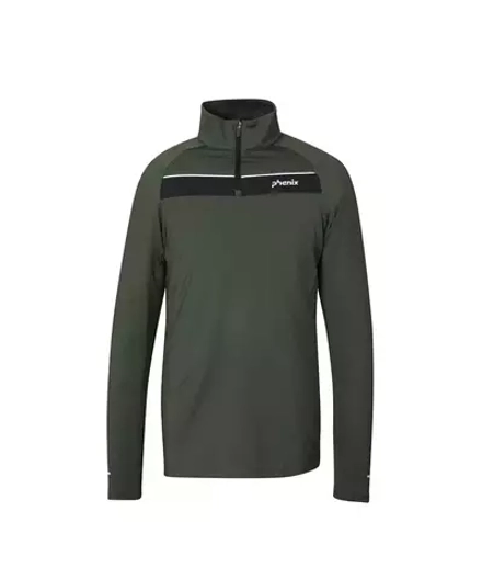 PHENIX пулон мужской ESM23LS11 Time Space 1/2 Zip Tee KA