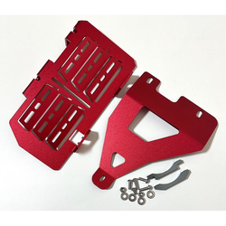 Radiator guard for Honda CRF300L (no brand) with side bracket reinforcement (2021-Up)