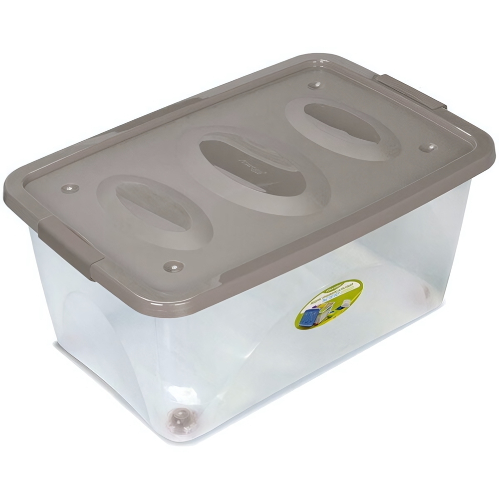 Ящик универсальный на колесиках «Астело», цвет бирюзовый, 60*40*36см