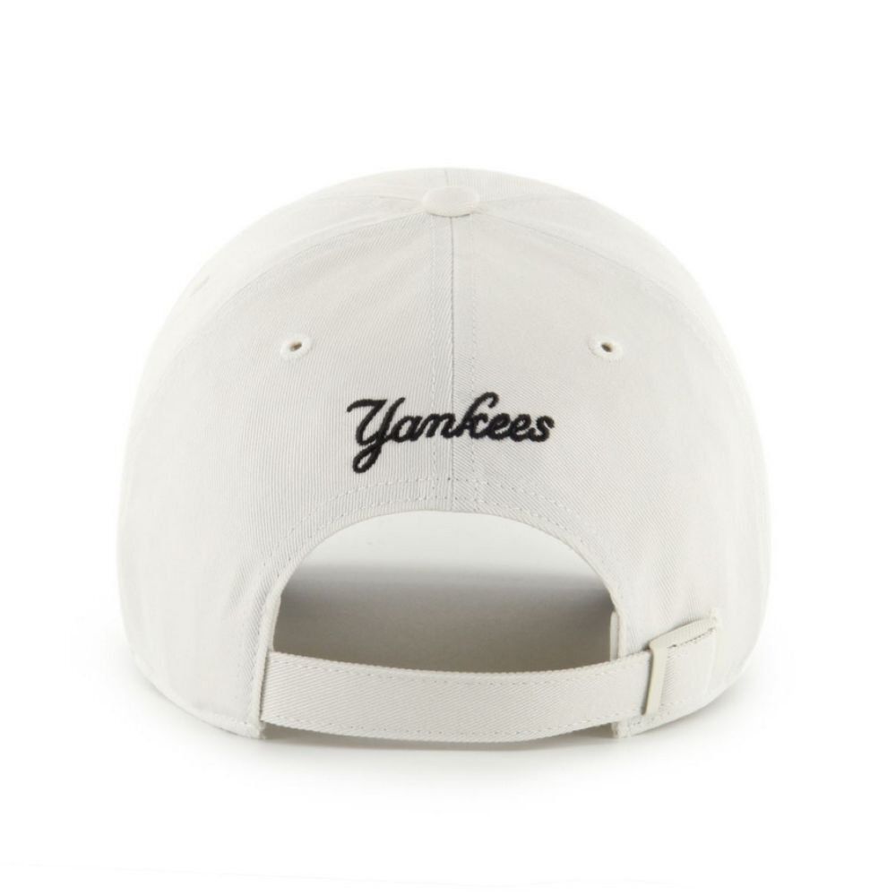 Баскетбольная кепка 47Brand MLB New York Yankees Foundation Script White Cap