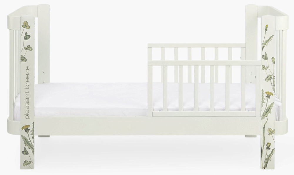 Детская кроватка-трансформер Happy baby Mommy Love в комплекте с расширением 160х70 sage