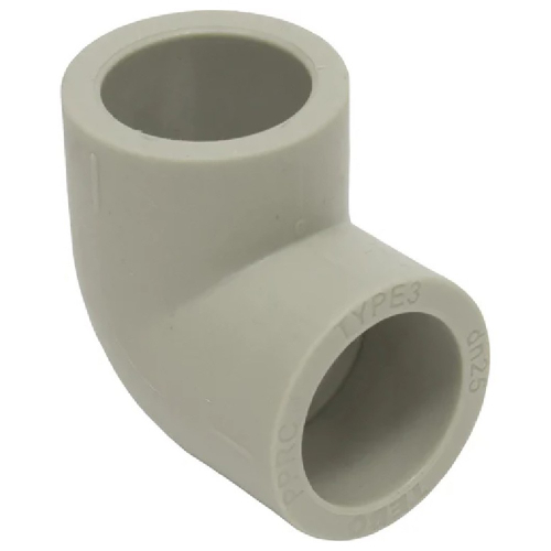 Угольник TEBO сер. PP-R 90 град. 40 (10/110), арт. 031033105