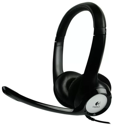Компьютерная гарнитура Logitech Stereo Headset H390, черный