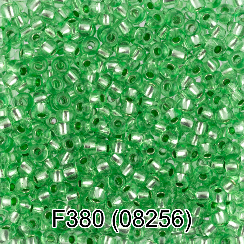 Бисер Чехия "GAMMA" круглый 6 10/0 2.3 мм F380 салатовый ( 08256 )