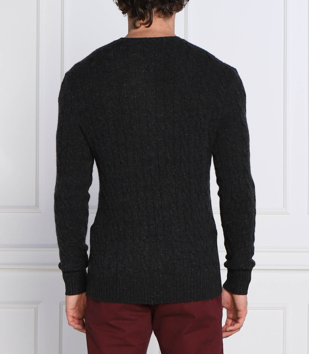 Хлопковый свитер POLO RALPH LAUREN - графитовый(710876762)