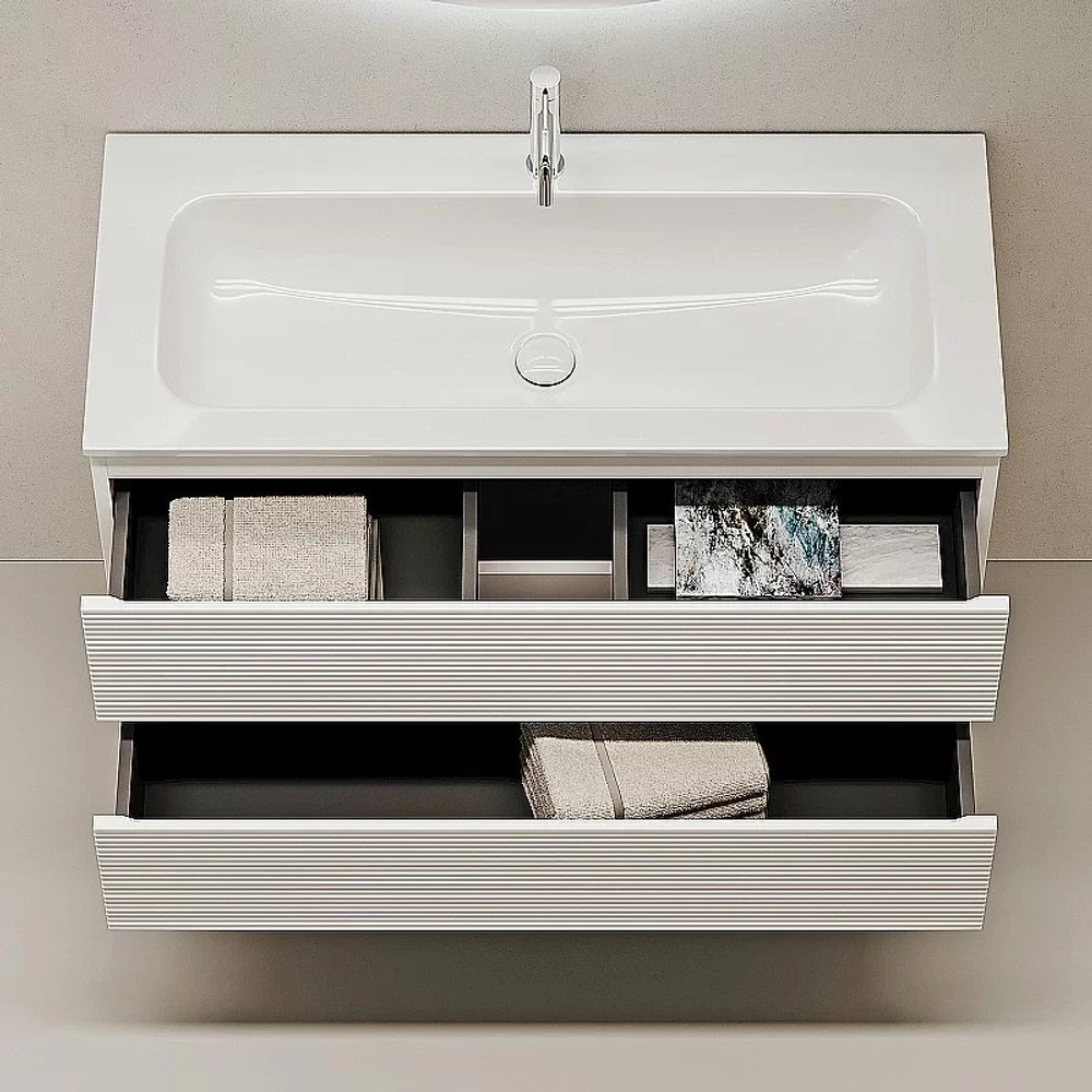 Тумба с раковиной Sancos Folk 120 FL120W Bianco