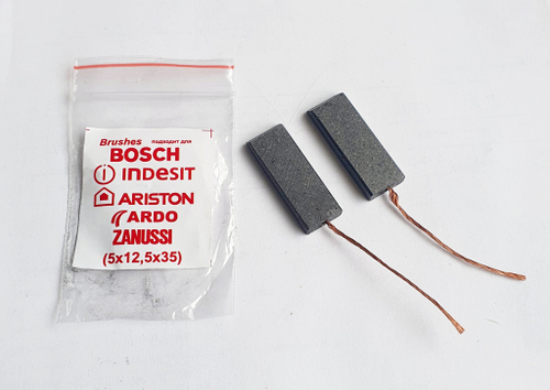 Щетки мотора 5x12.5x35 (2шт) Zanussi, Ardo, Ariston