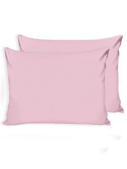 Наволочка комплект 2шт Сказка "Вязание розовое" 50х70 см, перкаль