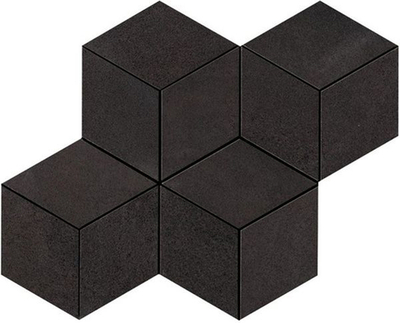 Мозаика Blaze Iron Mosaico Esagono Matt