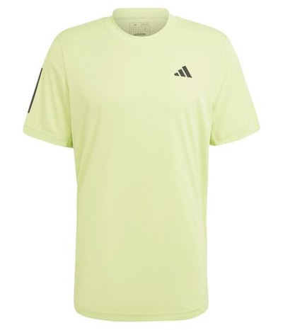 Футболка мужская теннисная Adidas Club 3-Stripes T-Shirt - pulse lime