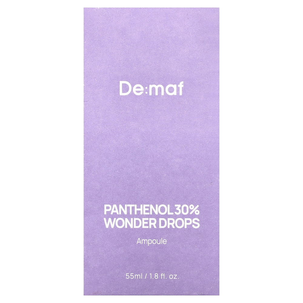 De:maf, Panthenol 30% Wonder Drops, сыворотка с пантенолом, 55 мл (1,8 жидк. унции)
