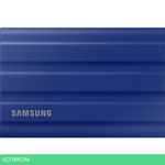 Внешний накопитель Samsung T7 Shield 2TB синий (MU-PE2T0R/WW)