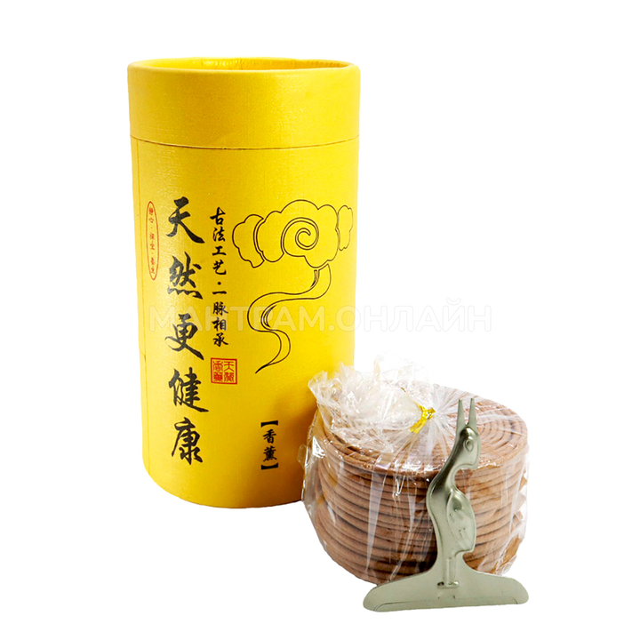 Благовония Спирали Жасмин тубус 120 спиралей 15,5 x 8,5 см