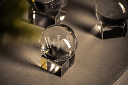 Шар с гравировкой "МКС"