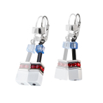 Серьги Coeur de Lion Blue-Red 2838/20-0703 цвет белый, красный, голубой