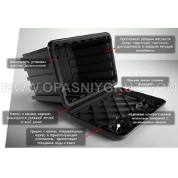 Инструментальный ящик 858x522x500 мм