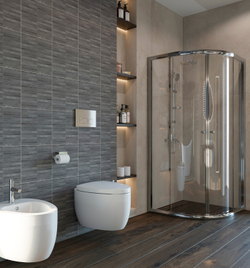 Душевой лоток CK DRAIN 1105-00165 65 см, с мокрым затвором, щелевая/под плитку  решетка из нержавеющей стали