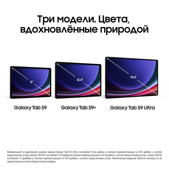 Планшет Samsung Galaxy Tab S9 Wi-Fi 128Гб графит