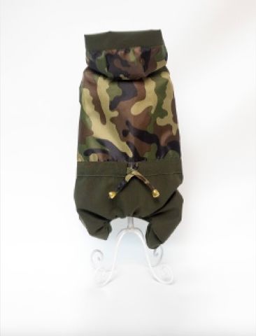 Royal Dog демисезонный костюм на флисе Милитари S (зелёный)