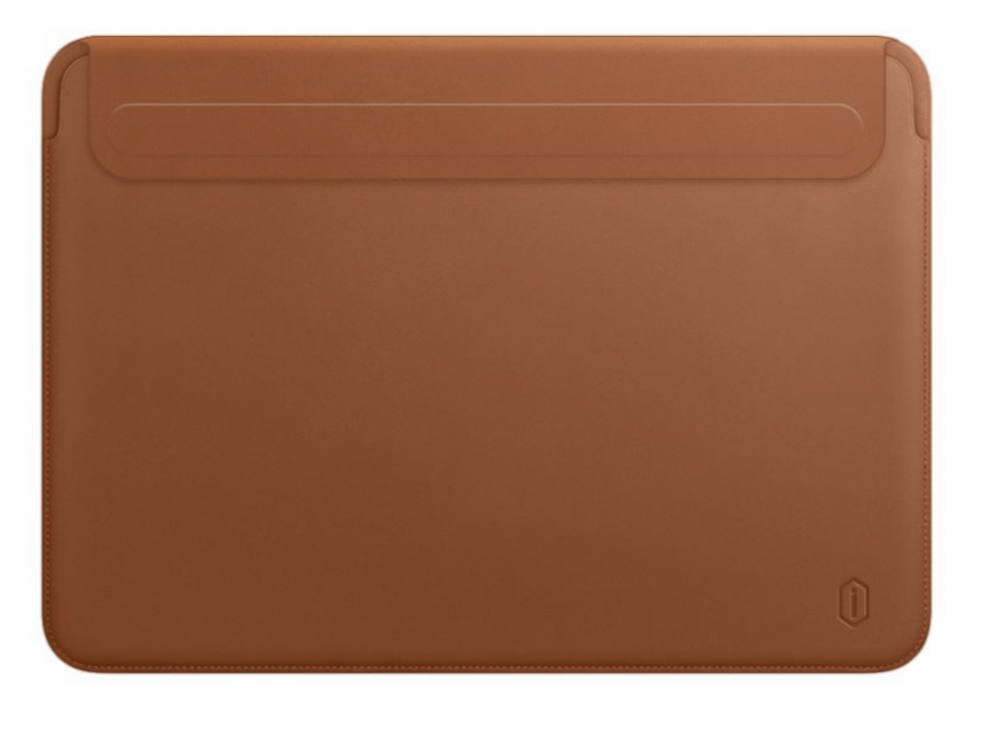 Чехол-папка для ноутбука 16.2" WiWU Skin Pro II PU Leather Sleeve for MacBook (коричневый, кожа)