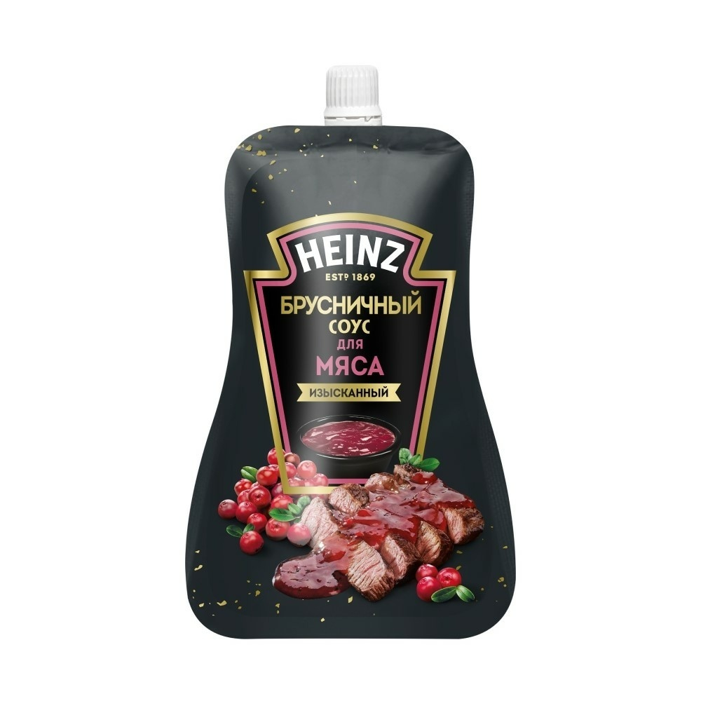Соус Heinz Брусничный для Мяса 200г дой-пак