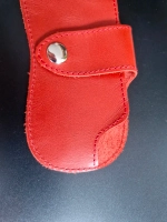 Футляр для очков из натуральной кожи коасный