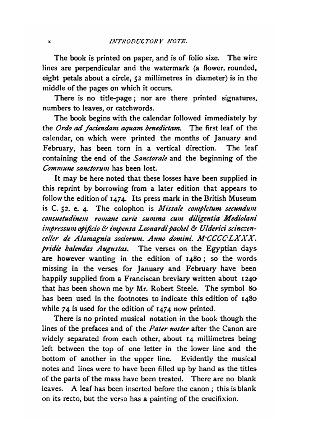 Missale romanum Mediolani, 1474. Volume 1 | Robert Lippe