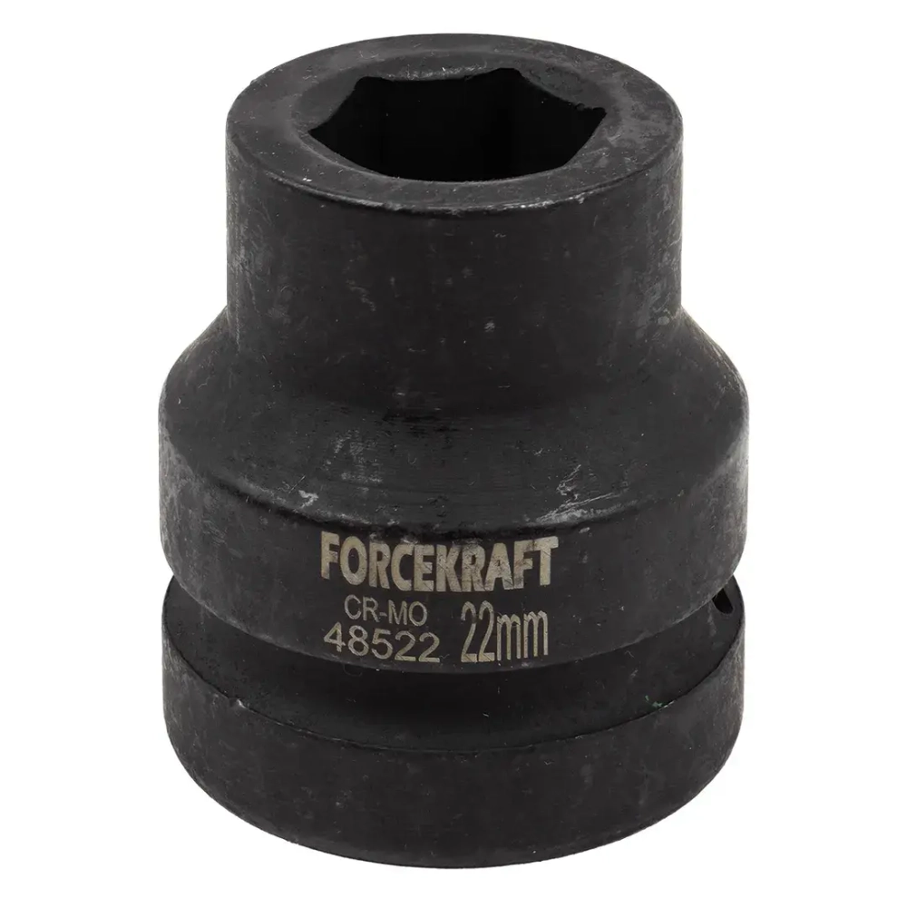 Головка ударная 1'', 22мм (6гр.) FORCEKRAFT FK-48522