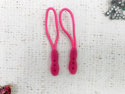 Пуллер, 6 см, ярко-розовый