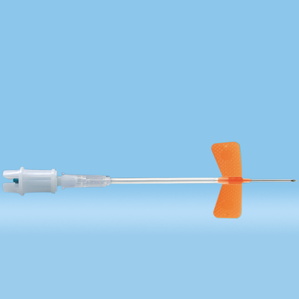 Игла-бабочка 25G*3/4" (0,5х19/80мм), оранж., с адапт. д/Моноветта,85.1642.005,Sarstedt, 120 шт/уп