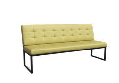 Next Диван трехместный NLT.D-3 Korfu 14/Металл Антрацит 1950*663*885