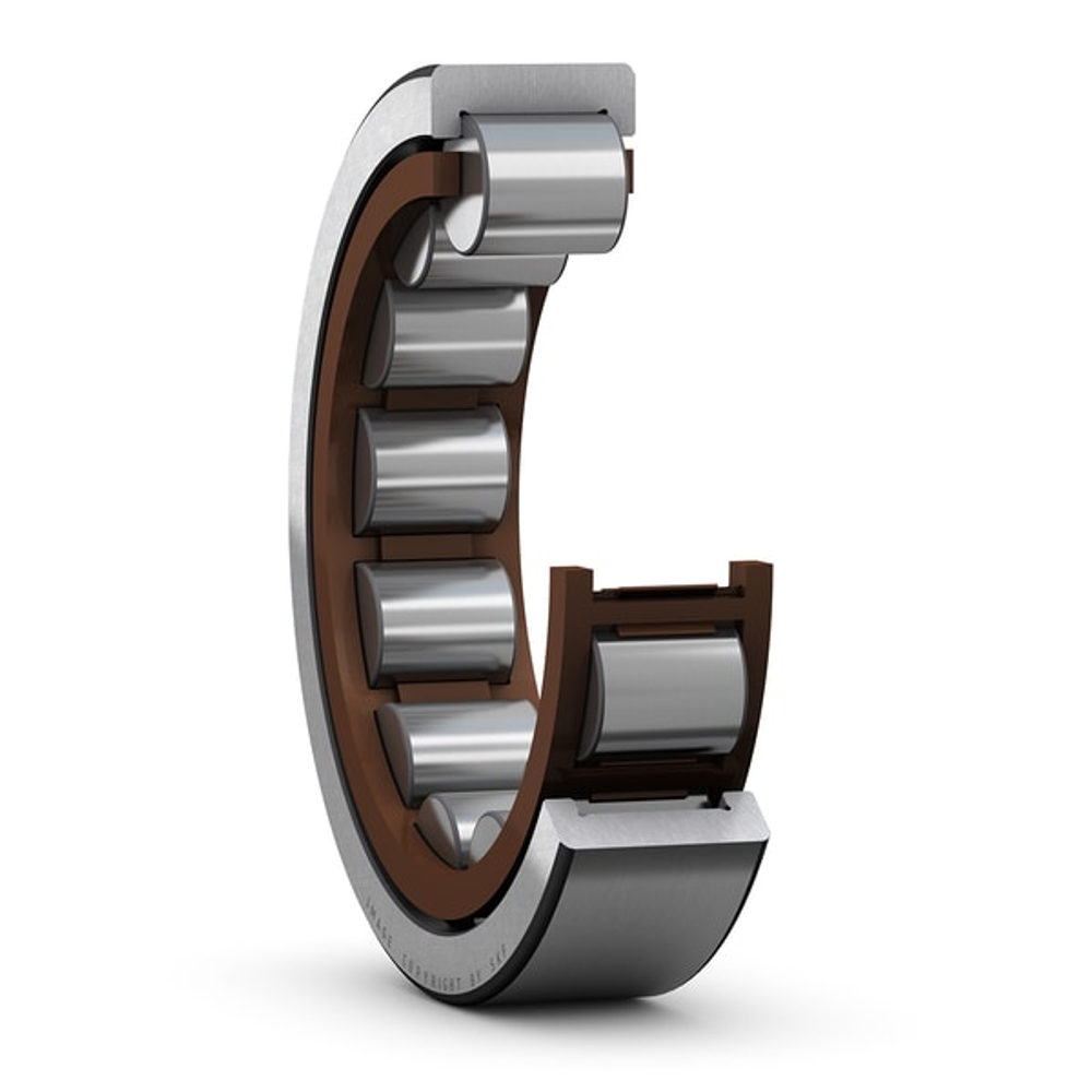 Однорядный цилиндрический роликоподшипник типа NU без внутреннего кольца RNU 307 ECP