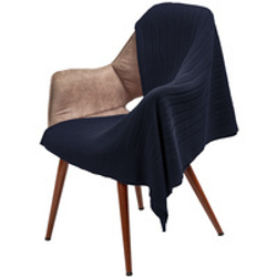 Плед Field, темно-синий