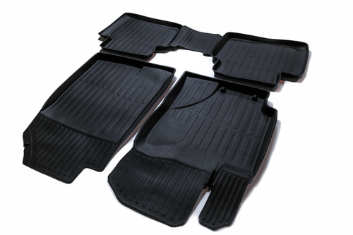 Коврики резиновые в салон 3D PREMIUM для KIA Rio (2017-) / Rio X (2020-) SRTK.PR.KI.RI.17G.02077