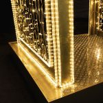 Светодиодная конструкция "Фонарь золотой"