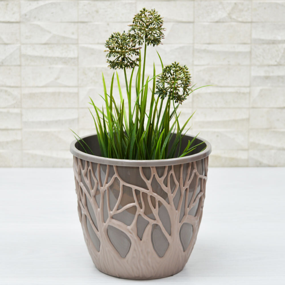 Кашпо Форест 3,5л, фраппе/мокачино