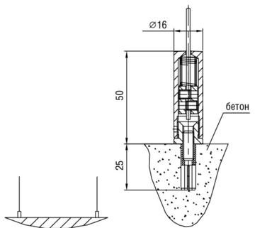 Узел ТС 1.04.(01) серебро зеркальное