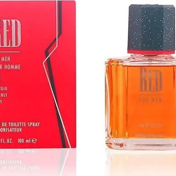 Мужская туалетная вода Giorgio Beverly Hills Red EDT 100 мл с нотами базы из янтаря и кедра