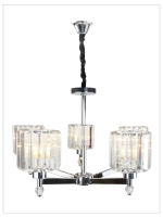 Потолочная люстра 5*E27*60Вт хром