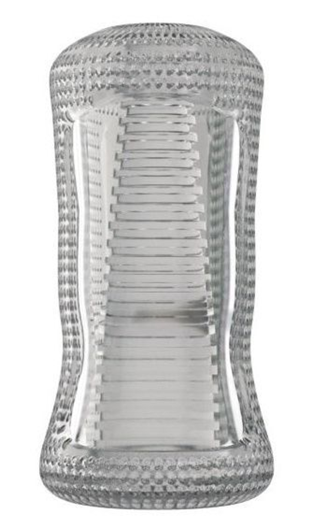 Прозрачный двухсторонний мастурбатор STROKER №1 (Цвет: прозрачный)