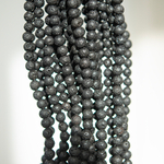 Лава вулканическая натуральная, 6,7мм, шар