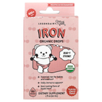 Legendairy Milk, Iron Organic Drops, для детей от 4 месяцев, вкусная вишня, 60 мл (2 жидк. Унции)