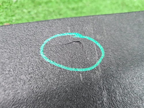 Пыльник переднего бампера Lexus RX 5 (2022-н.в.)