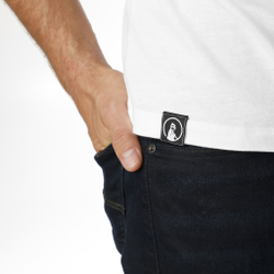 Мужское теннисное поло Quiet Please Dropshot College T-Shirt Men - White, Black