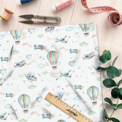 Ткань бифлекс самолёты вертолёты воздушные шары