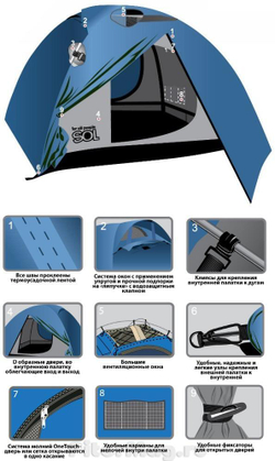 Палатка Tramp Lite Tourist 2 (песочный)