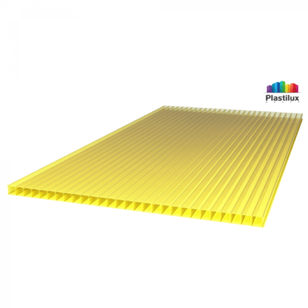 Сотовый поликарбонат 4 мм 2,1х12 м (12,1 кг) Royalplast (цветной)